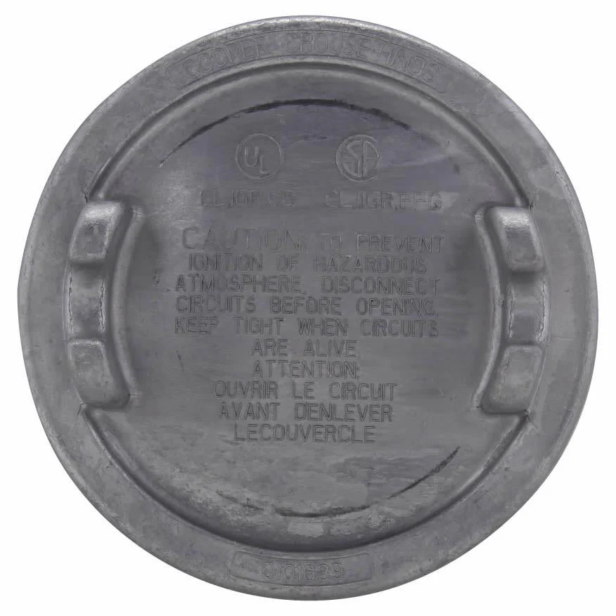 GUA07 - Crouse Hinds Conduit Outlet Box Cover