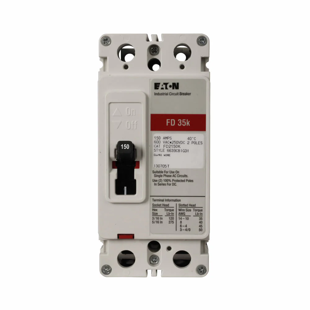 FD2150K - Eaton - 150 Amp Molded Case Circuit Breaker