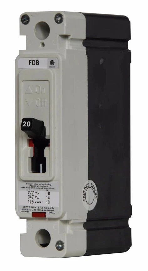 FDB1020L - Eaton - 20 Amp Molded Case Circuit Breaker - Image 2