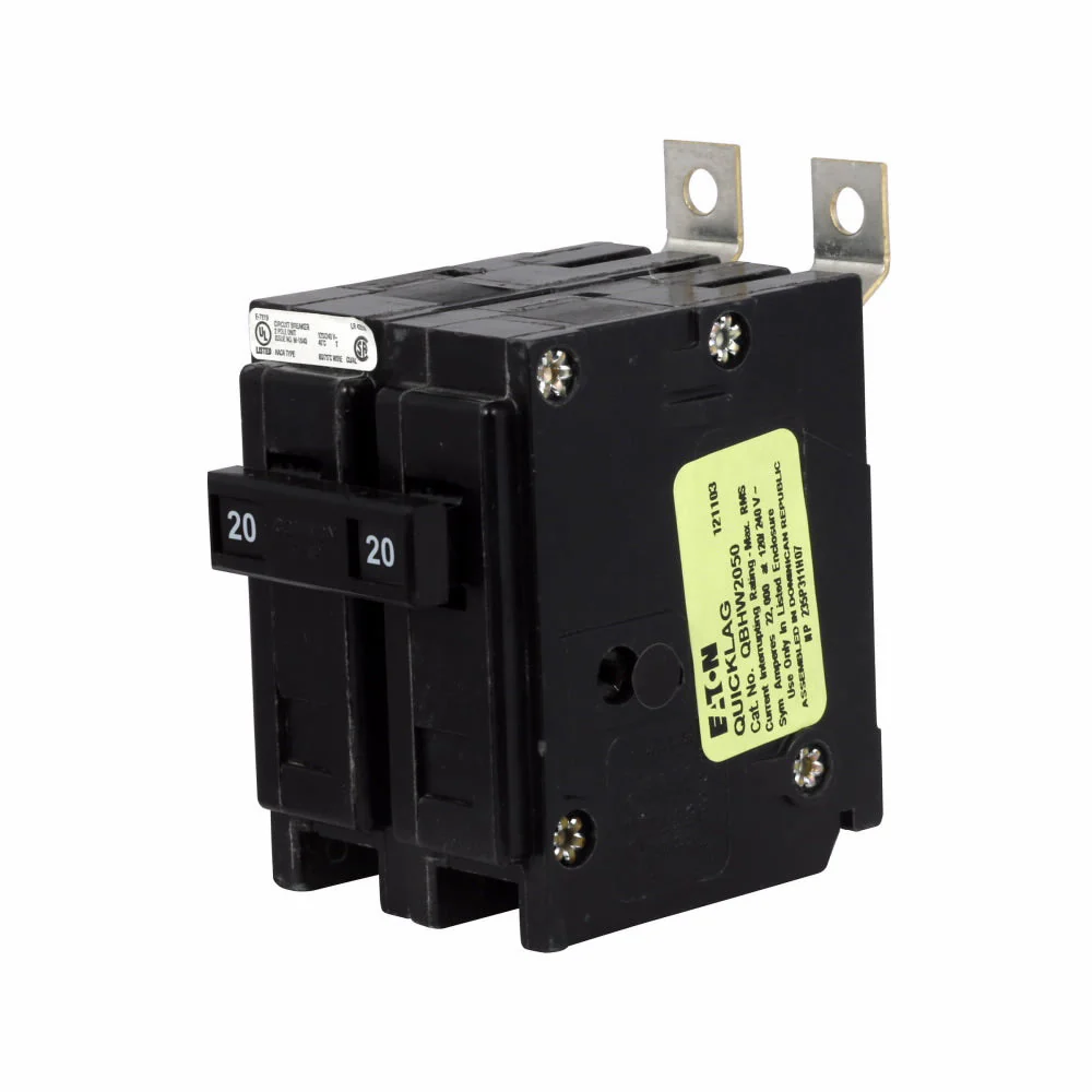 QBHW2020S - Eaton - 20 Amp Molded Case Circuit Breaker - Image 2