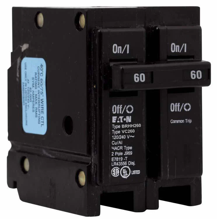 BRHH260 - Eaton - 60 Amp Molded Case Circuit Breakers - Image 2