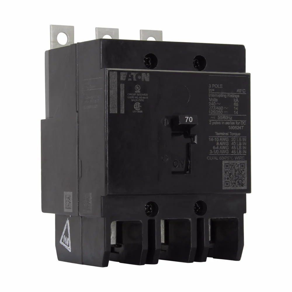 GHB3070S1 - Eaton - 70 Amp Molded Case Circuit Breaker - Image 3