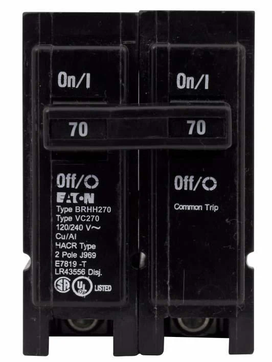 BRHH270 - Eaton - 70 Amp Molded Case Circuit Breakers