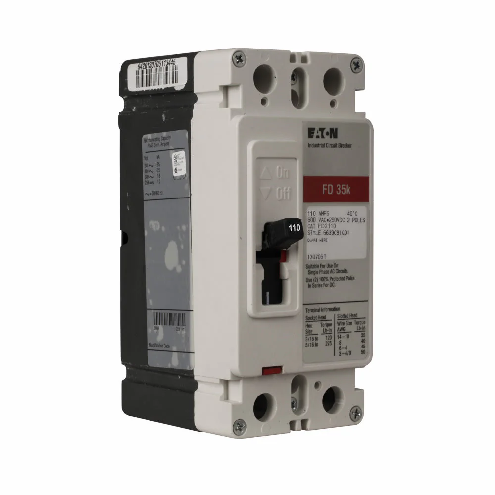 FD2110L - Eaton - Molded Case Circuit Breaker - Image 3
