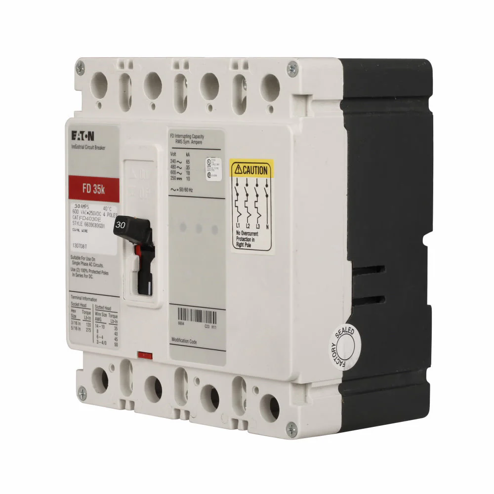 FD4030E - Eaton - Molded Case Circuit Breaker - Image 2