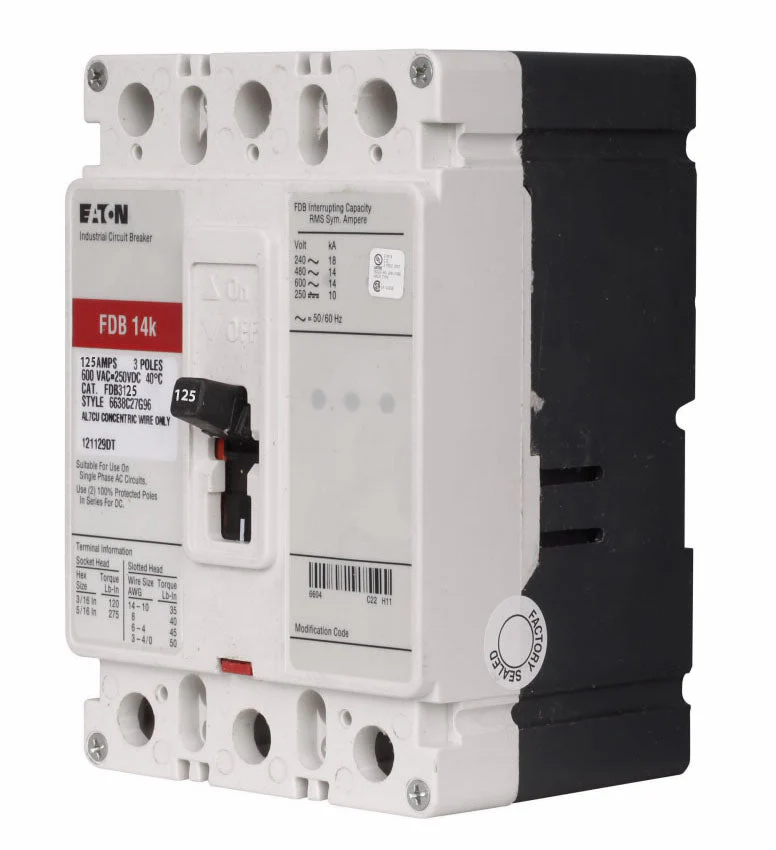FDB3125 - Eaton - Molded Case Circuit Breaker - Image 2