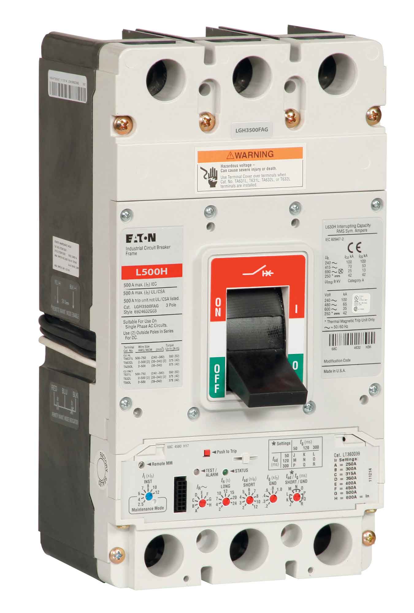 LGH3500FAG - Eaton - Molded Case Circuit Breaker - Image 3