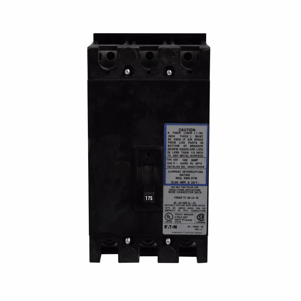 CHH3175H2X - Eaton - Molded Case Circuit Breakers