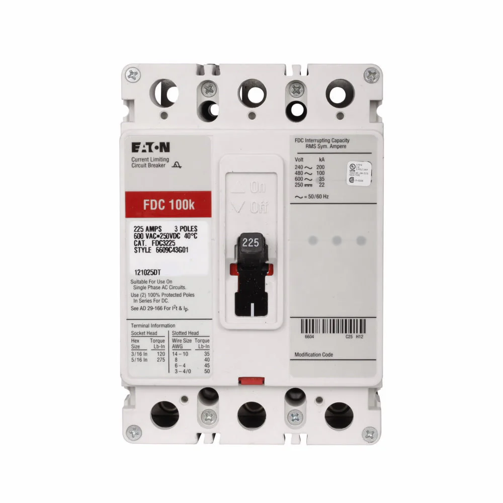 FDC3050L - Eaton - MoldedCase Circuit Breakers