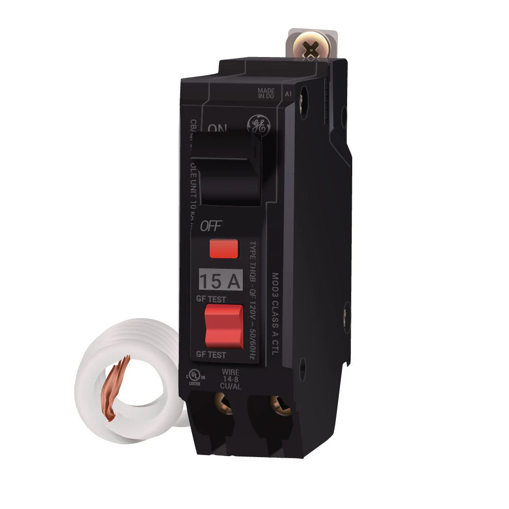 THQB1115GFT - GE - 15 Amp GFCI Circuit Breaker - Image 2