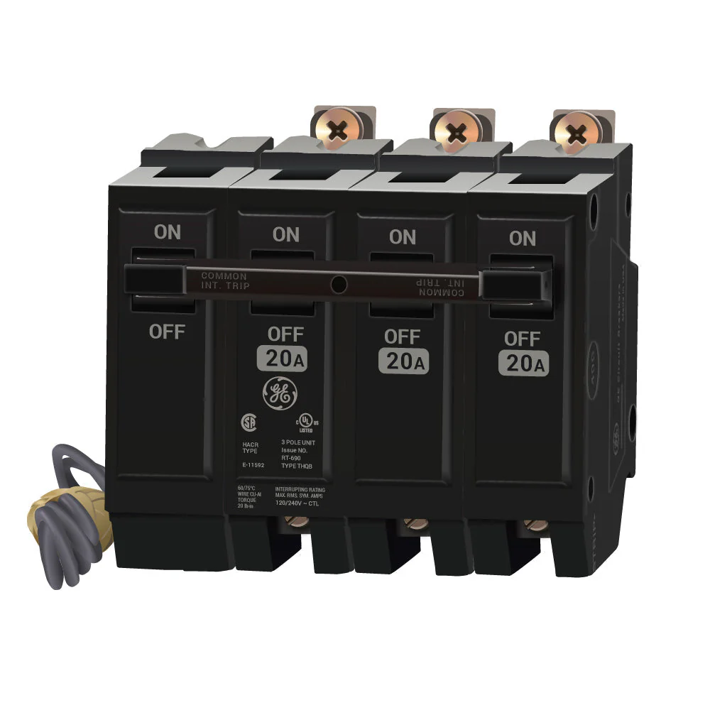 THQB32020ST1 - GE - 20 Amp Shunt Trip Circuit Breaker - Image 2