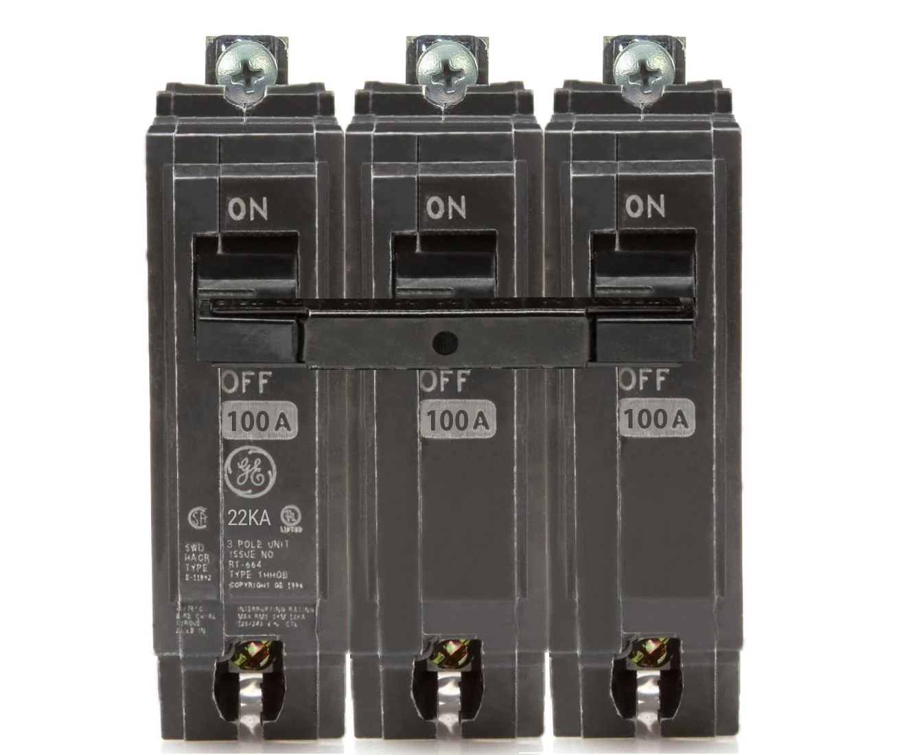 THHQB32100 - GE - 22kA Circuit Breaker