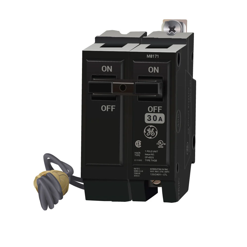 THQB1130ST1 - GE - 30 Amp Shunt Trip Circuit Breaker - Image 2
