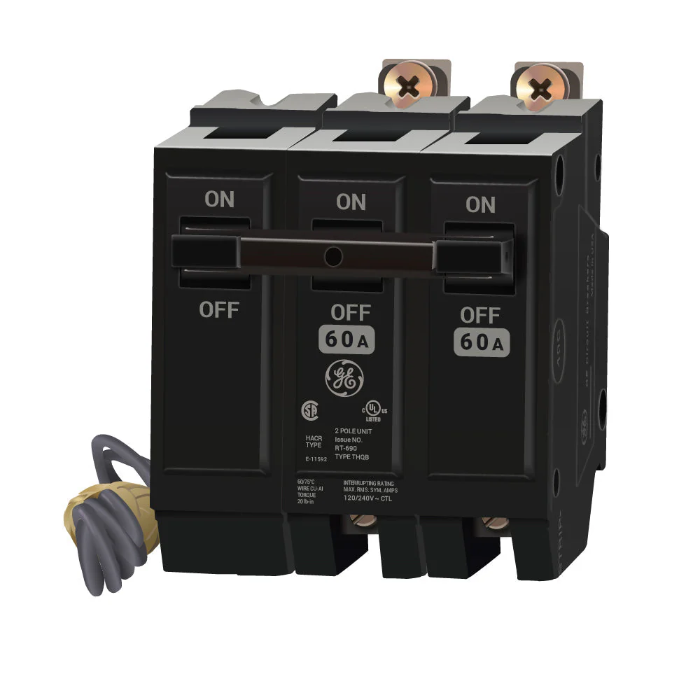 THQB2160ST1 - GE - 60 Amp Shunt Trip Circuit Breaker - Image 2