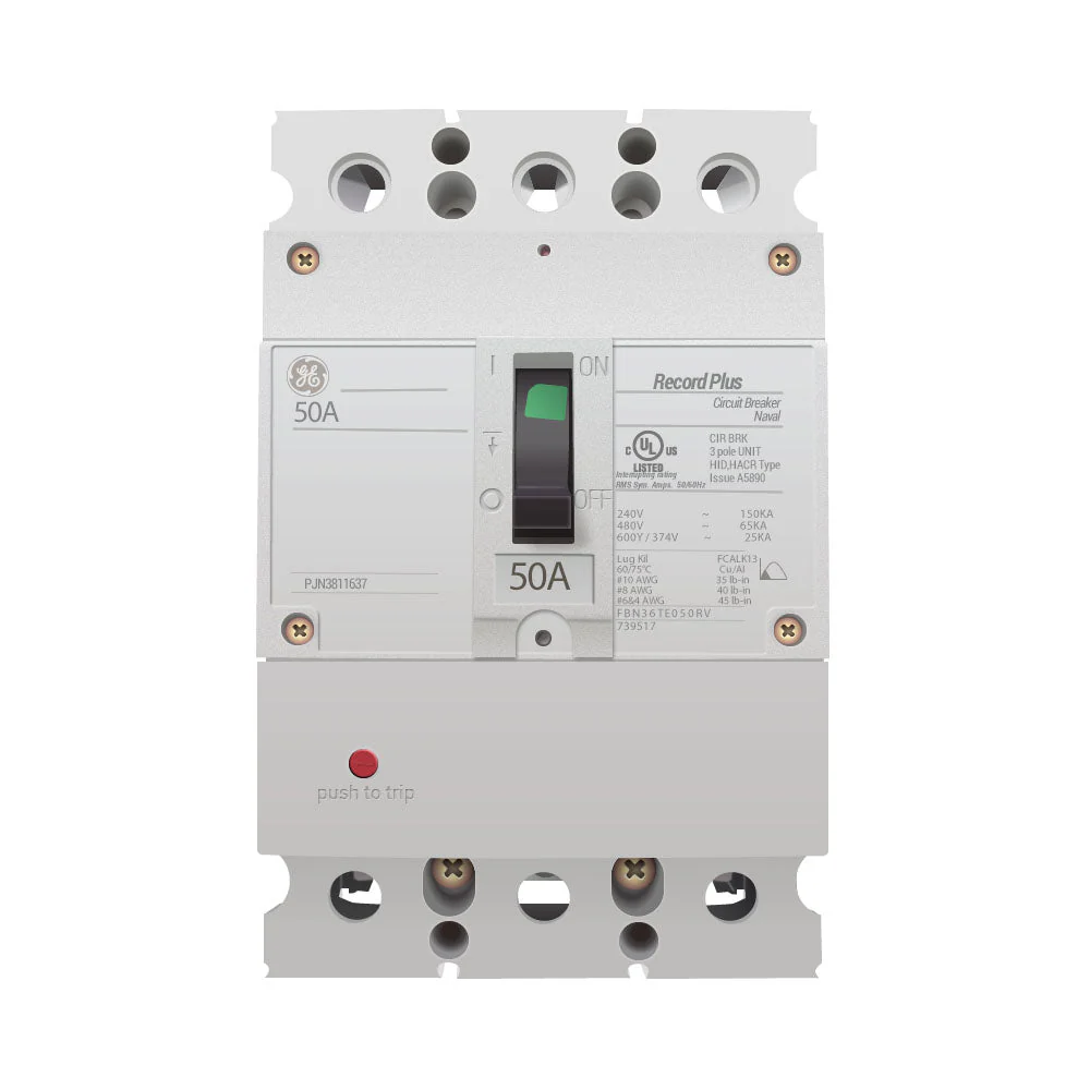 FBN36TE050RV - GE - Molded Case Circuit Breaker
