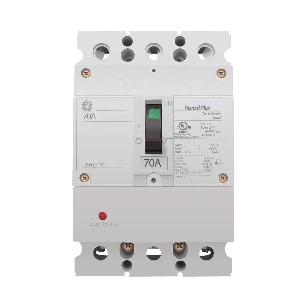 FBN36TE070RV - General Electrics - Molded Case Circuit Breakers