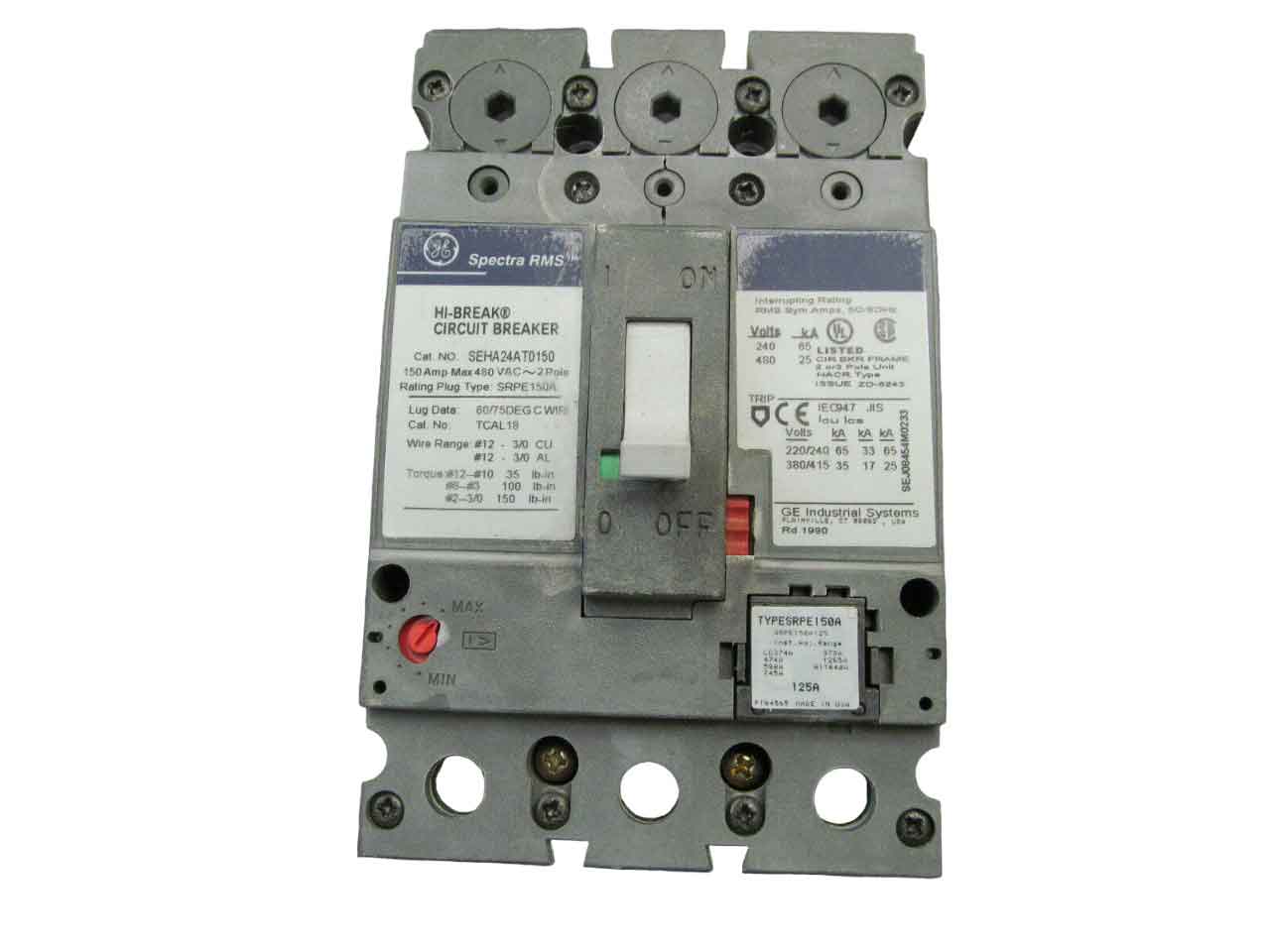 SEHA24AT0150 - General Electrics - Molded Case Circuit Breakers