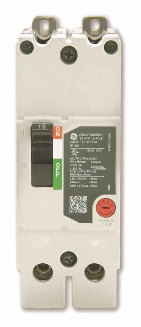 TEYH2015B - General Electrics - Molded Case Circuit Breakers
