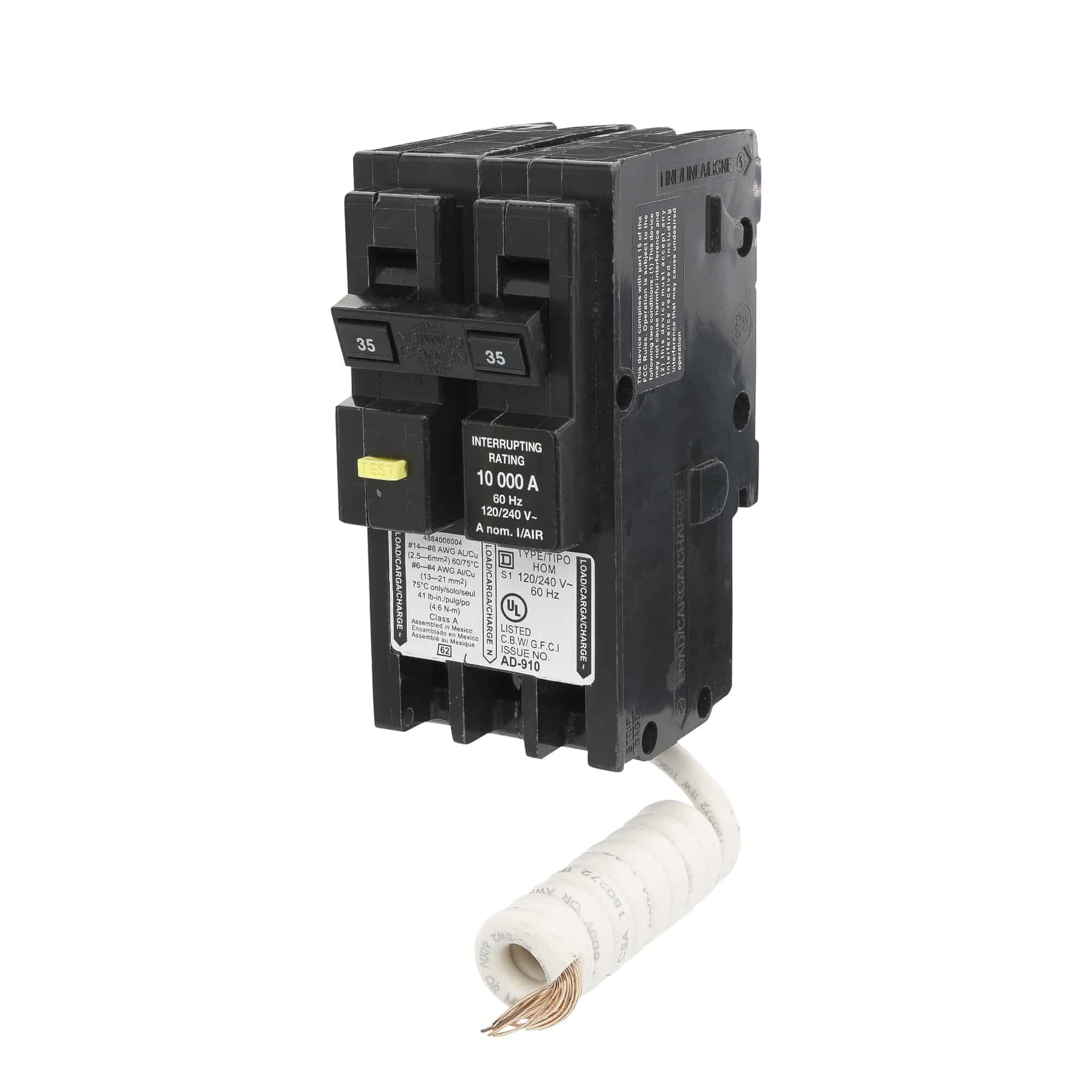 HOM235GFICP - HOM235GFI - HomeLine 35 Amp Circuit Breaker - Image 3