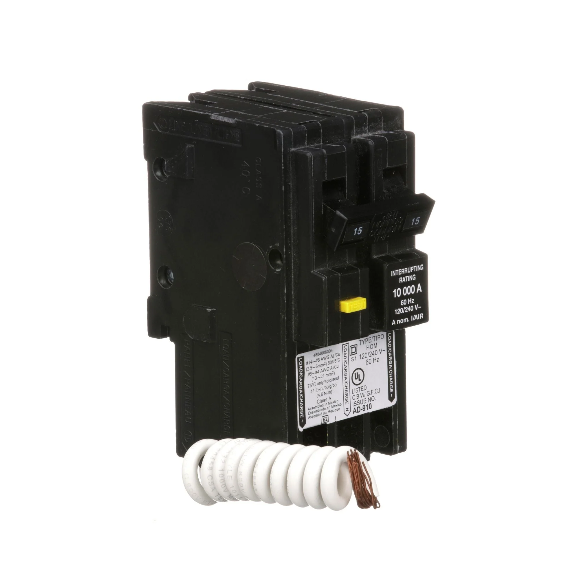 HOM215GFI - Homeline 15 Amp Ground Fault Circuit Breaker - Image 2