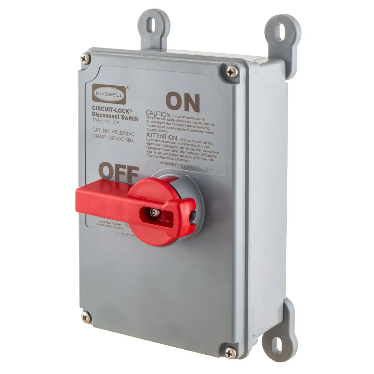 HBLDS10AC - Hubbell - Disconnect Switches