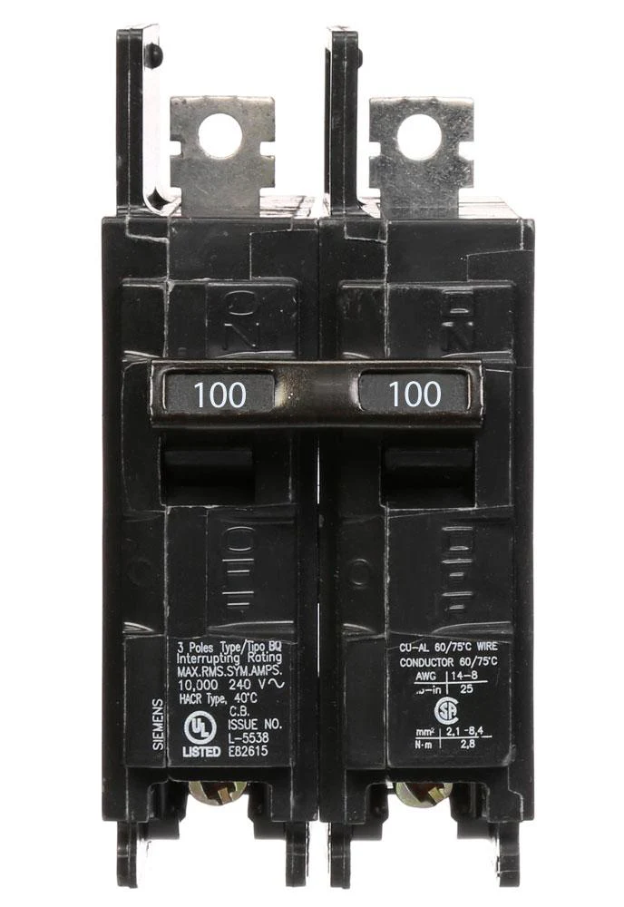 BQ2B100 - Siemens - 100 Amp Circuit Breaker
