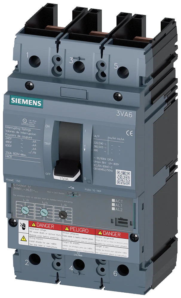 3VA6110-6HL31-0AA0 - Siemens - Molded Case Circuit Breakers