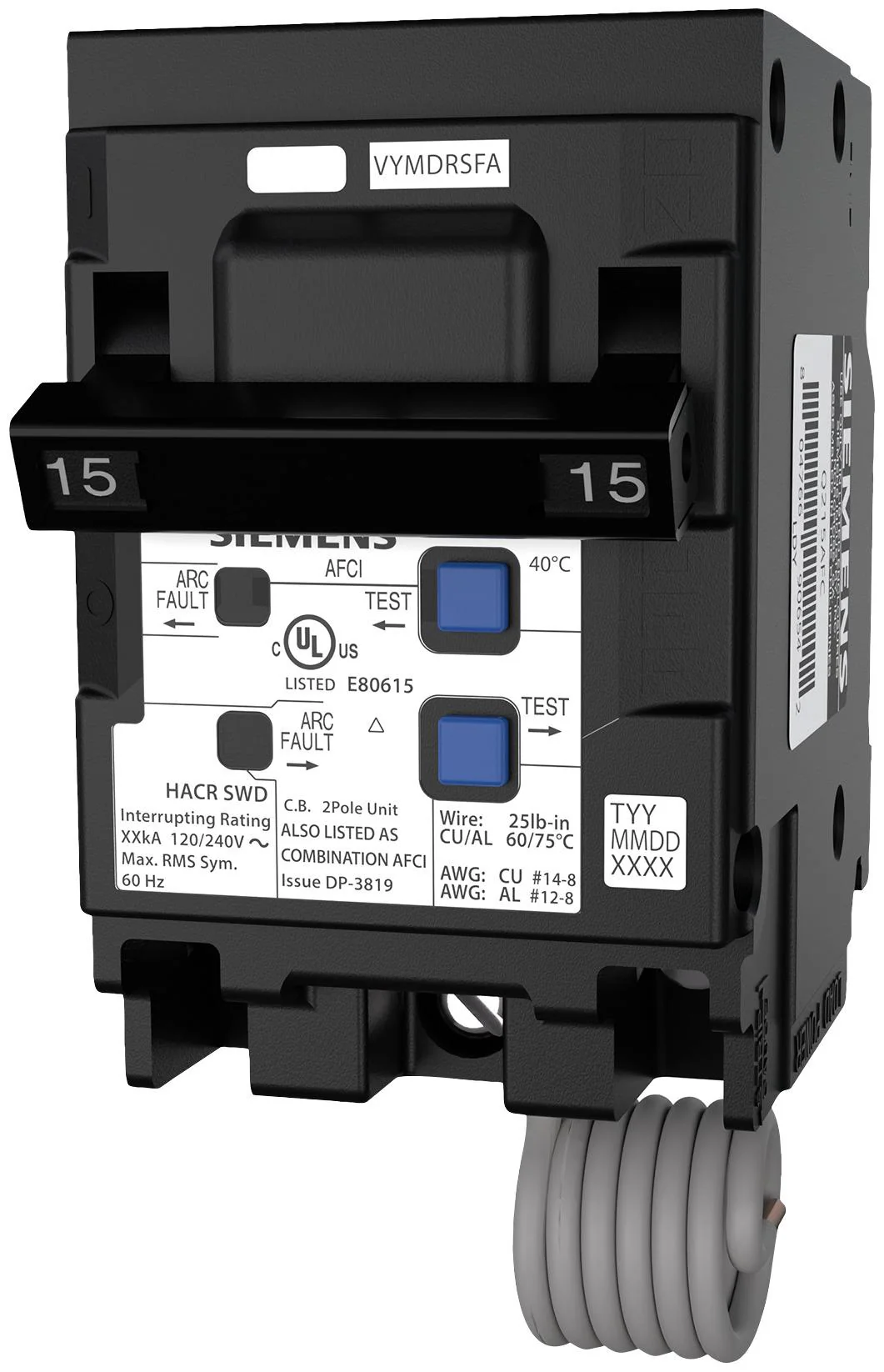 Q215AFC - Siemens - Molded Case Circuit Breaker - Image 2