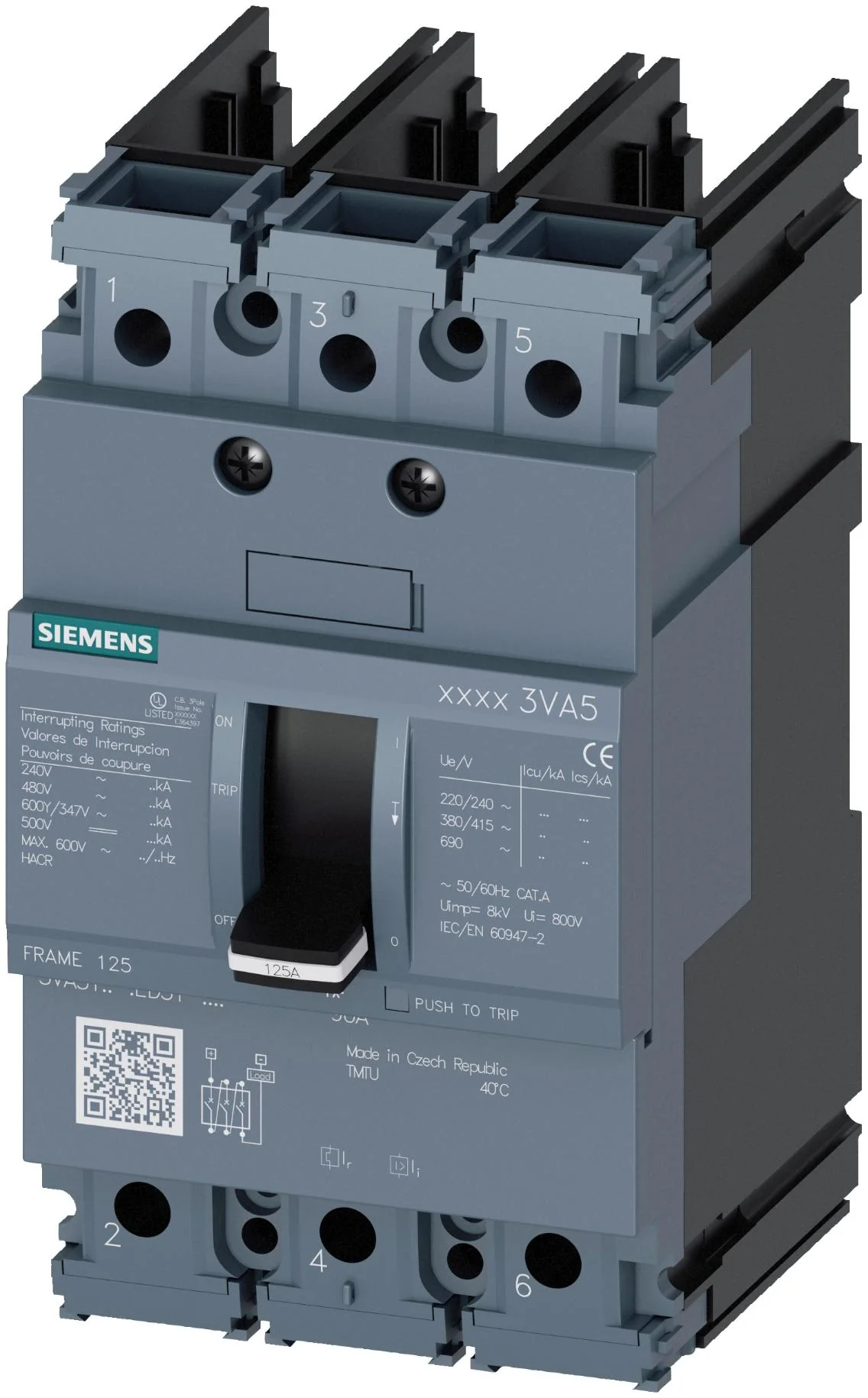3VA5195-6ED31-0AA0 - Siemens - Molded Case Circuit Breakers