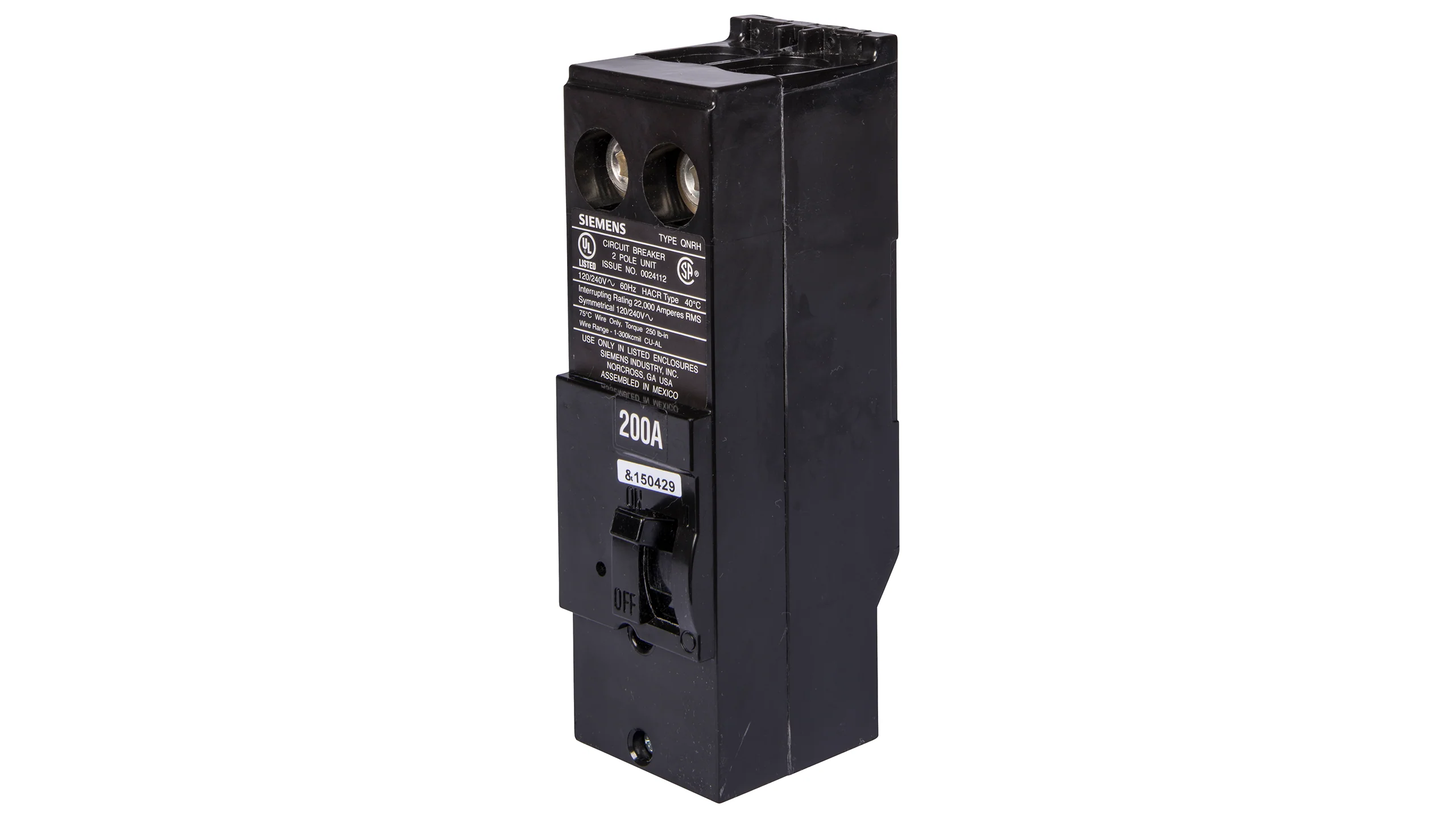 MPD2150R - Siemens - 150 Amp Molded Case Circuit Breaker