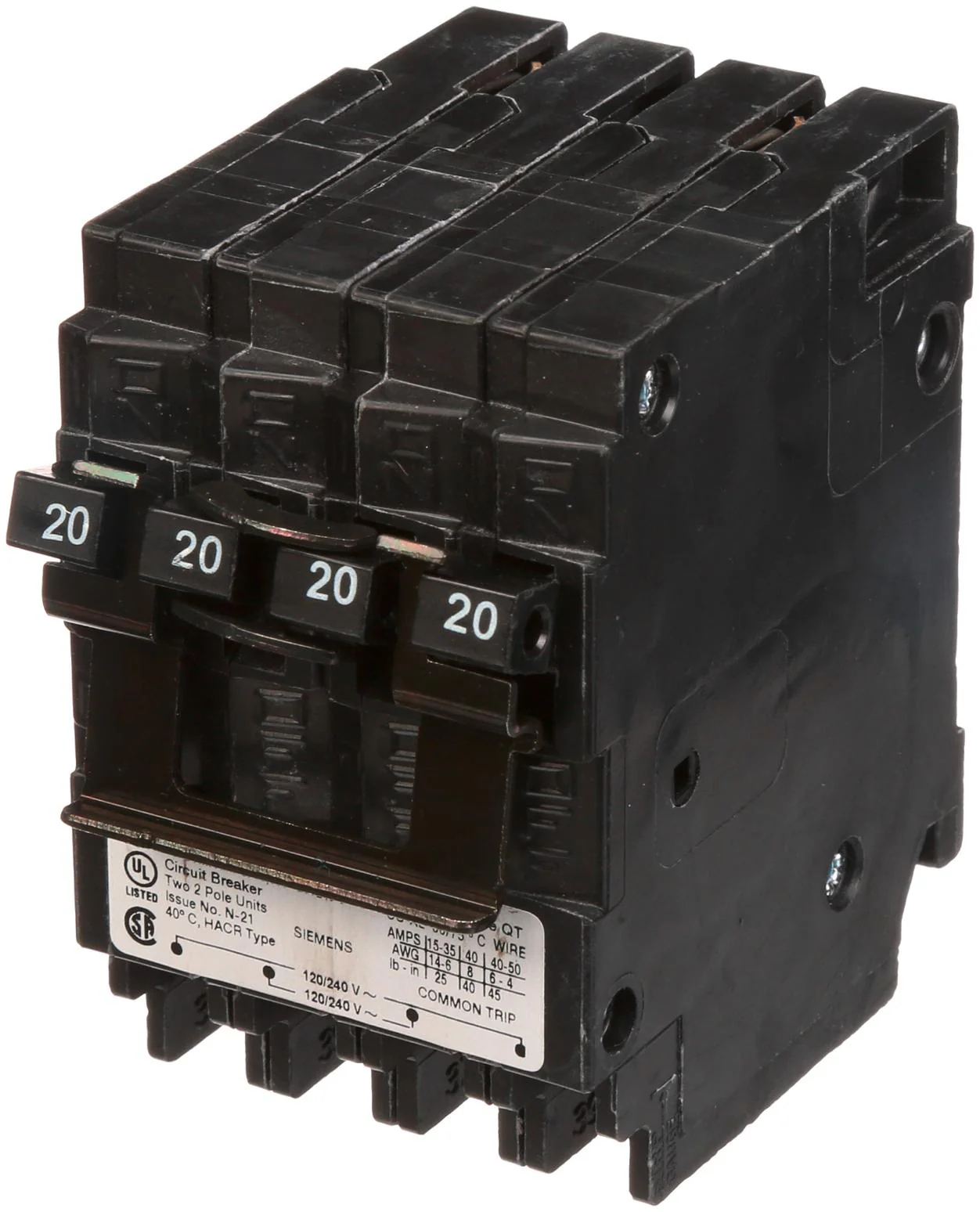 Q22020 - Siemens - Molded Case Circuit Breaker