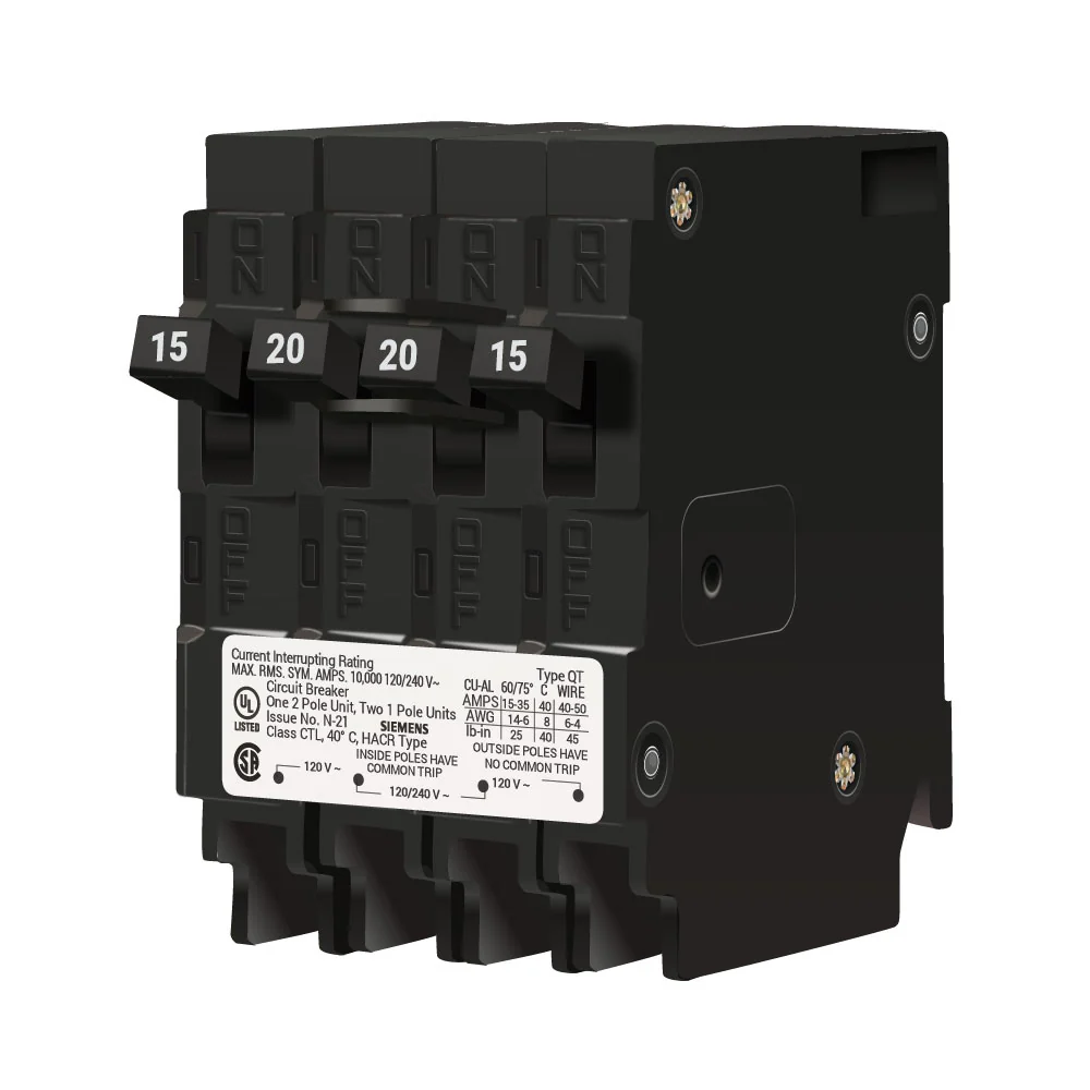 Q21520CT - Siemens - 20 Amp Quad Circuit Breaker - Image 2