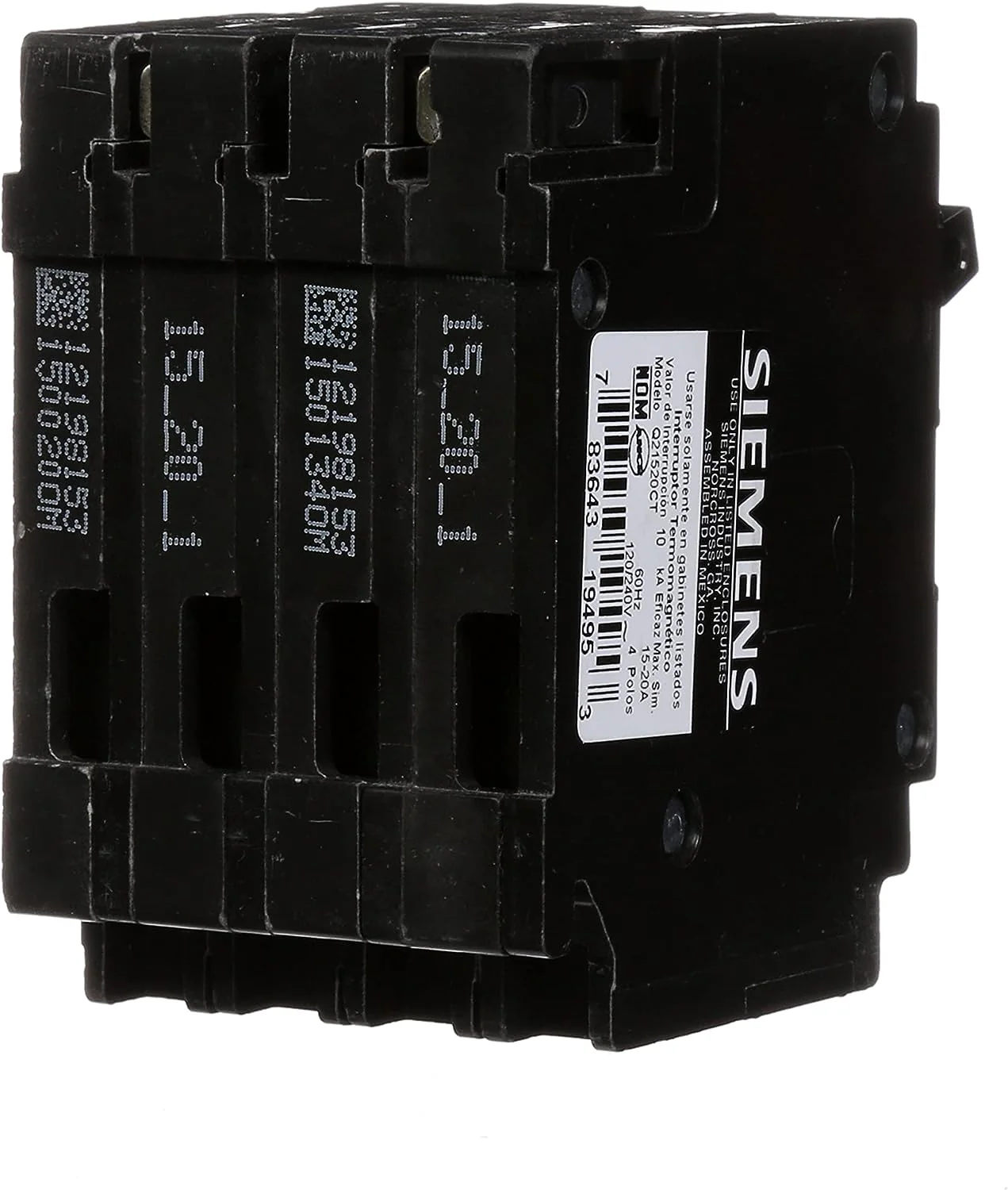 Q21520CT - Siemens - 20 Amp Quad Circuit Breaker - Image 8