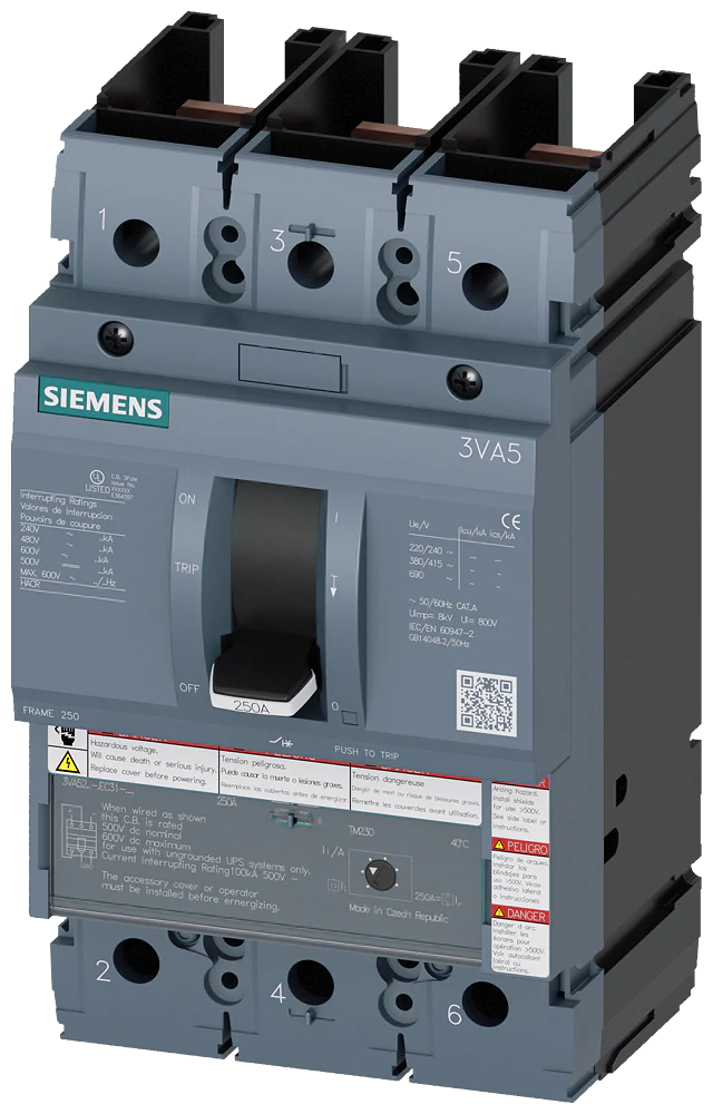 3VA5220-5EF31-0AA0 - Siemens - Molded Case Circuit Breakers