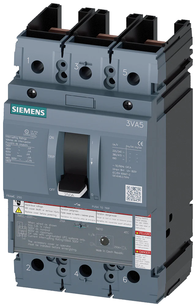 3VA5222-7ED31-0AA0 - Siemens - Molded Case Circuit Breakers