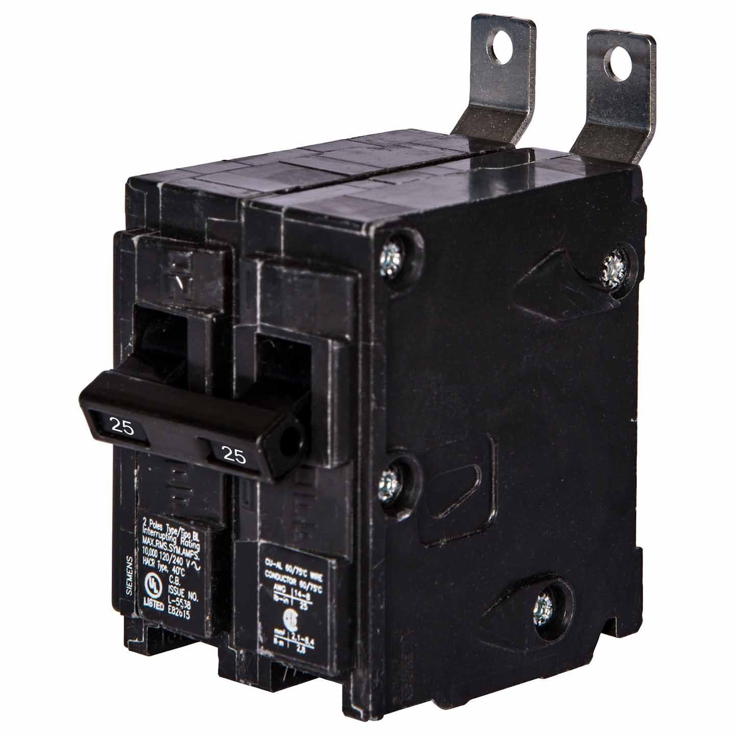 B225 - Siemens - 25 Amp Circuit Breaker - Image 2