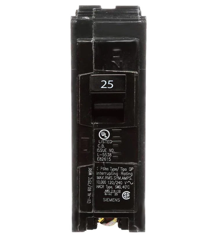 Q125 - Siemens - 25 Amp Circuit Breaker