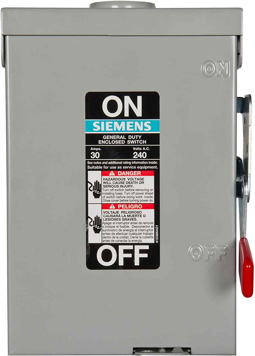 GF221NR - Siemens - 30 Amp Disconnect Safety Switches - Image 2