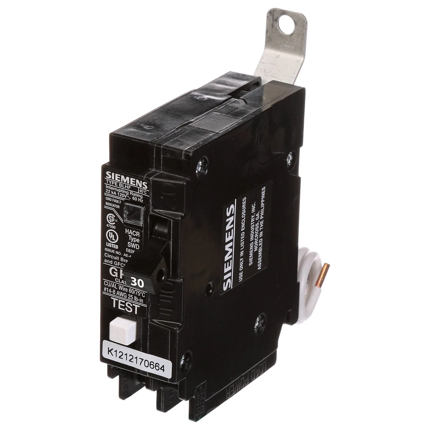 BF130A - Siemens - 30 Amp GFCI Circuit Breaker - Image 2