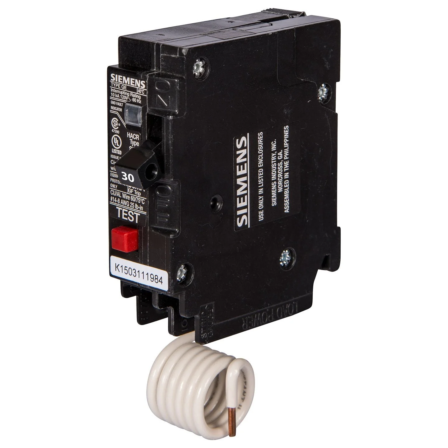 QE130 - Siemens - 30 Amp GFEP Circuit Breaker - Image 2