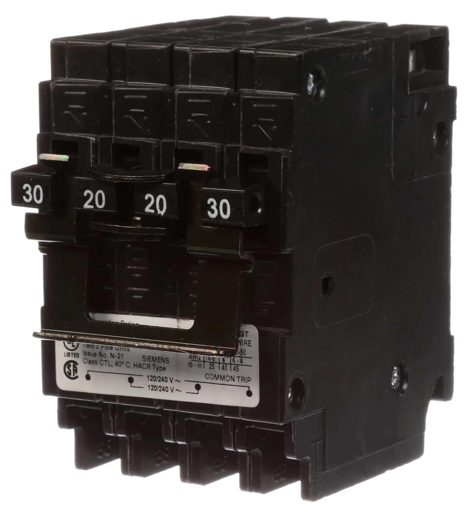 Q23020CT2 - Siemens - 30 Amp Molded Case Circuit Breaker - Image 6