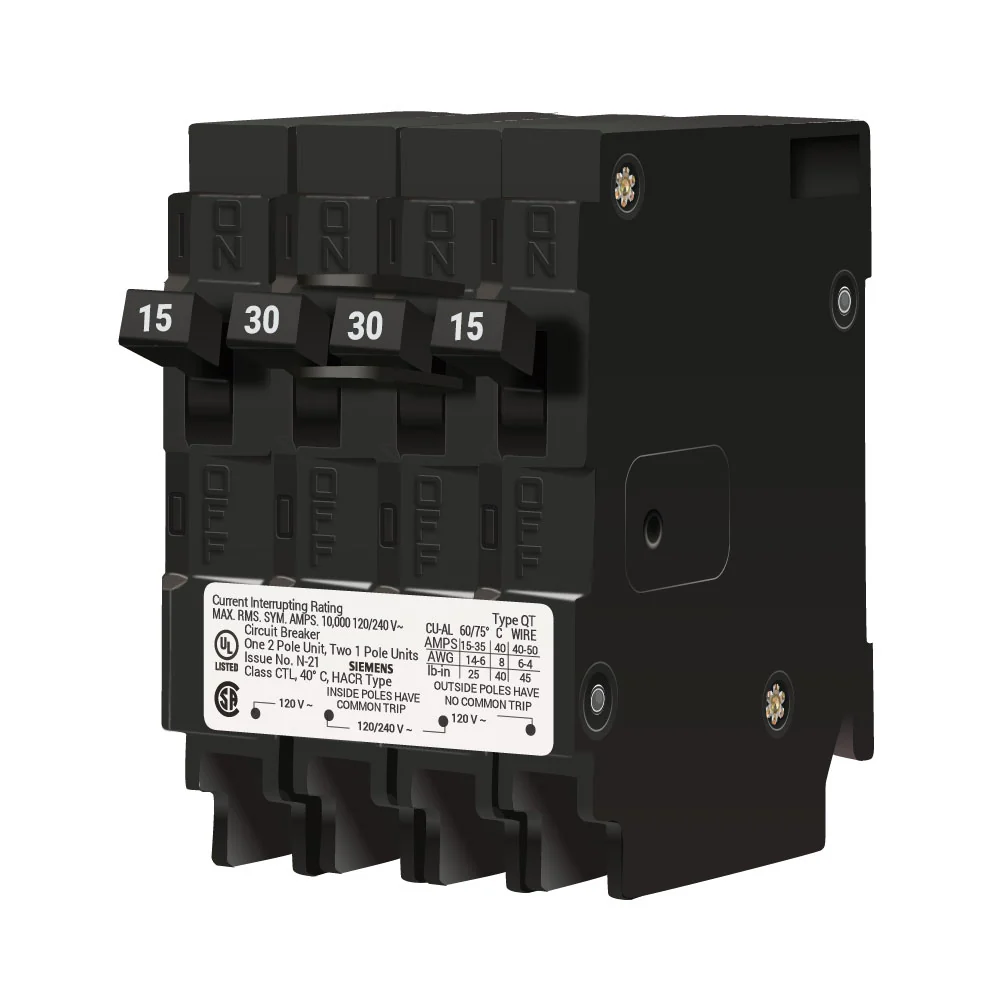 Q21530CT - Siemens - 30 Amp Quad Circuit Breaker - Image 2