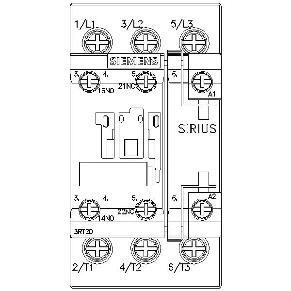 3RT2027-1AK60 - Siemens - Contactor - Image 2