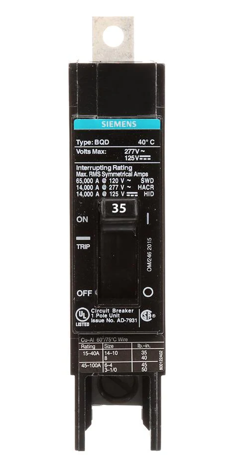 BQD135 - Siemens - 35 Amp Molded Case Circuit Breaker