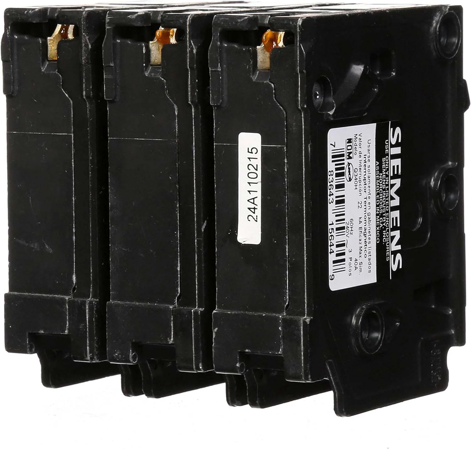 Q340H - Siemens - 40 Amp 22kA Case Circuit Breaker - Image 3