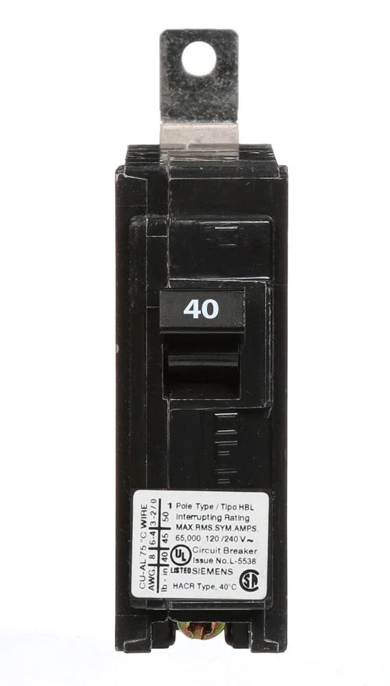 B140HH - Siemens - 40 Amp 22kA Circuit Breaker