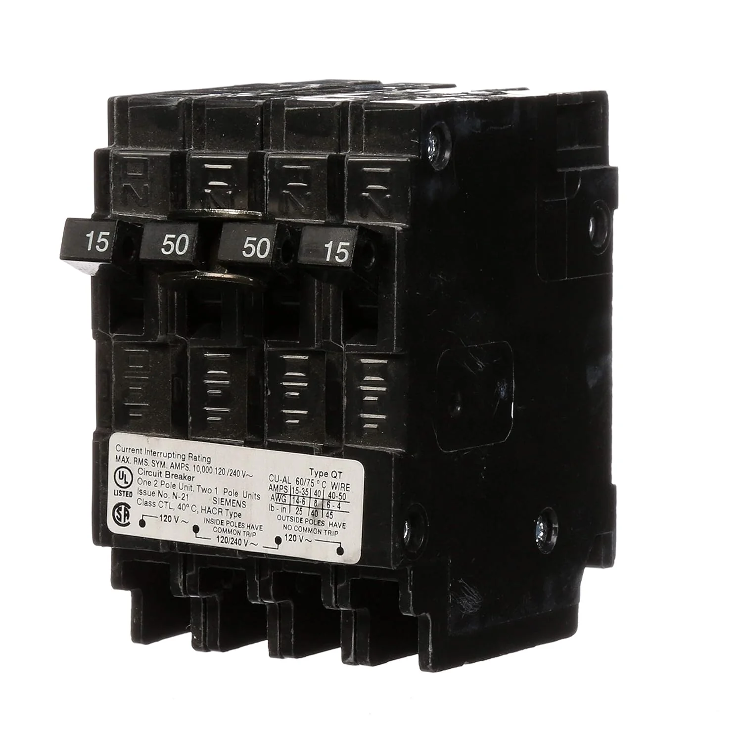 Q21550CT - Siemens - 50 Amp Quad Circuit Breaker - Image 6