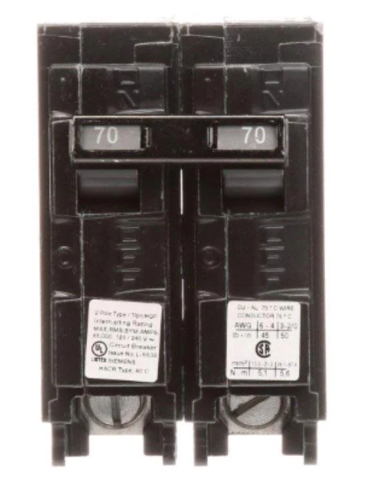 Q270HH - Siemens - 70 Amp Molded Case Circuit Breaker