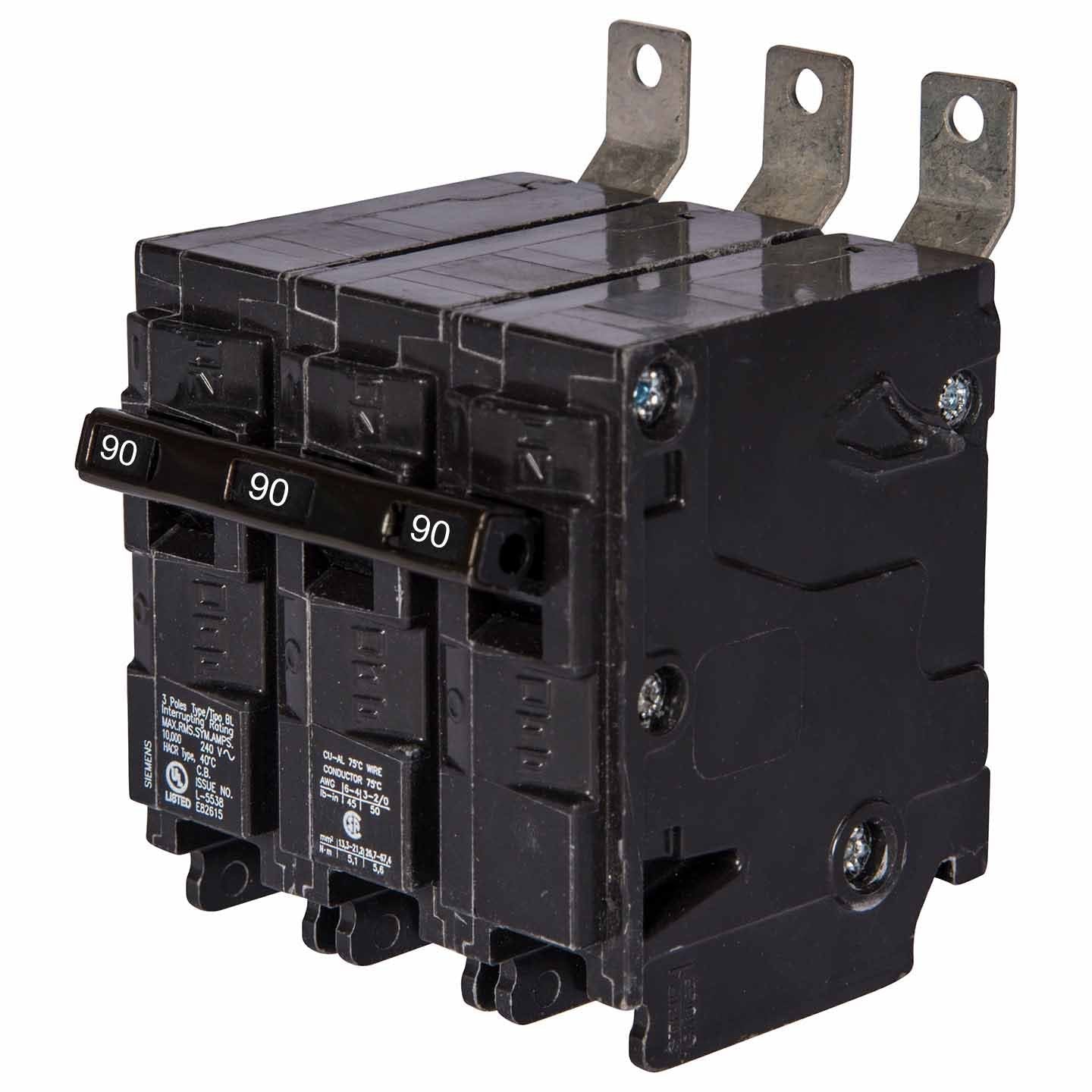 B390 - Siemens - 90 Amp Circuit Breaker - Image 2