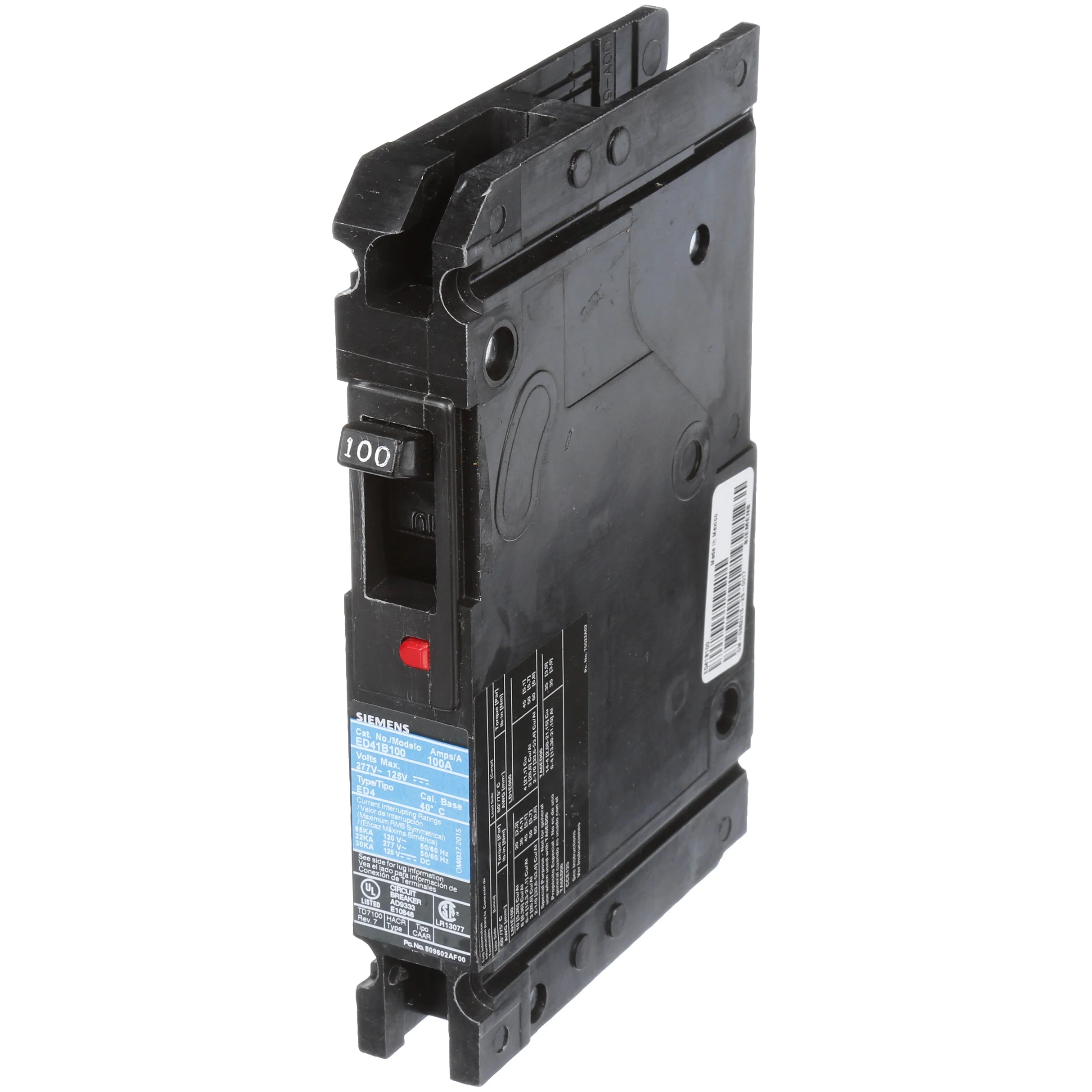 ED41B100L - Siemens - Molded Case Circuit Breaker